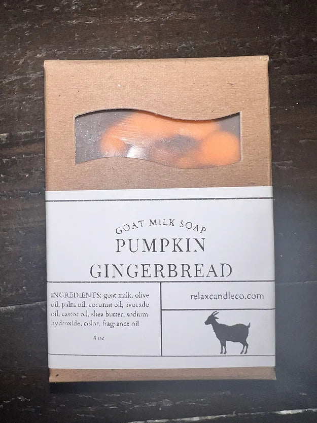 Pumpkin Gingerbread Goats Soap